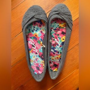 “Blue suede shoes” Brand size 7 flats